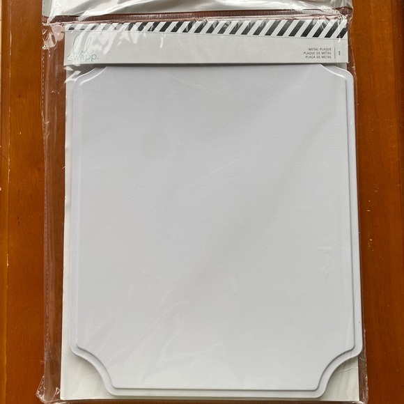 💥 2 for 12 or 4 for 20 💥 Heidi Swapp metal plaque with matte white finish - Picture 5 of 7